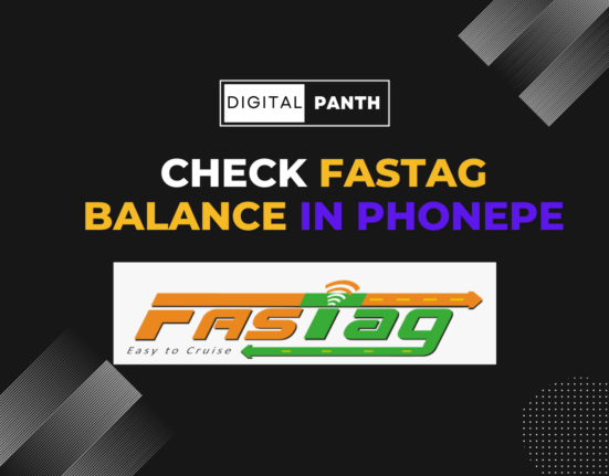 Check FASTag Balance in PhonePe