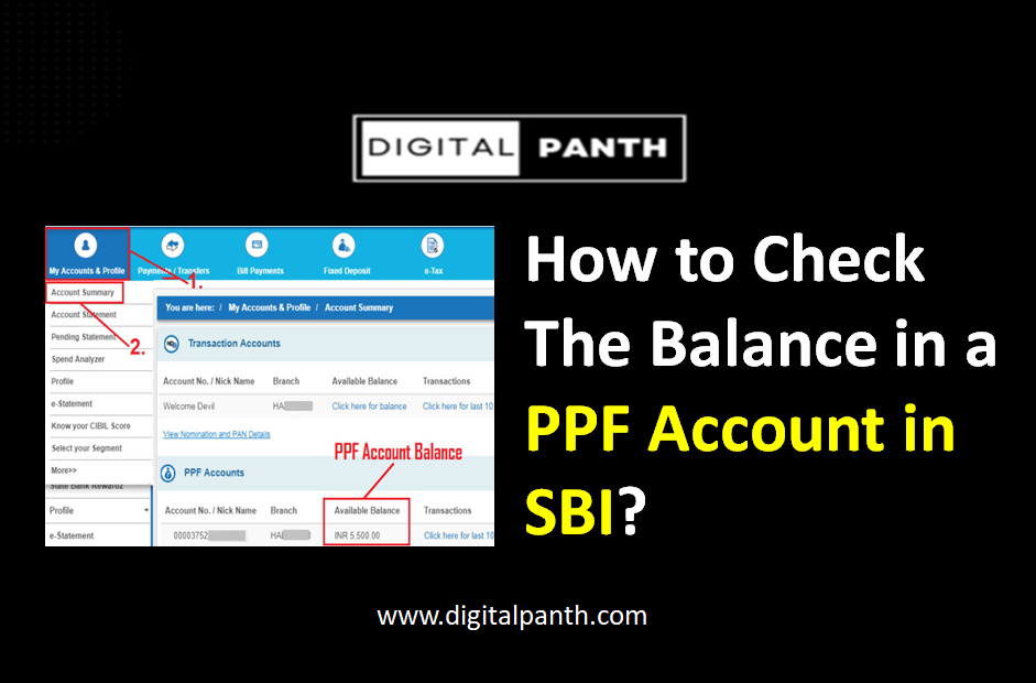 How to Check The Balance in a PPF Account in SBI